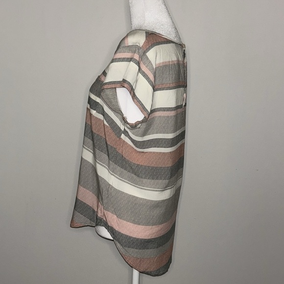 NWT Rose & Thyme Striped Top Size Large - Picture 4 of 5